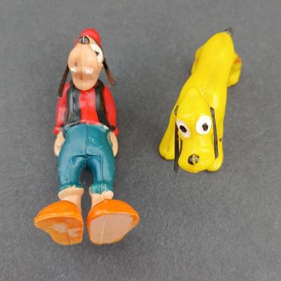 Vintage Walt Disney Goofy & Pluto bobble heads