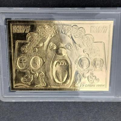 1988 Bleachers 23K Gold KISS Psycho-Circus Album Cover Prototype - WCG 10 GEM-MT - 23 K