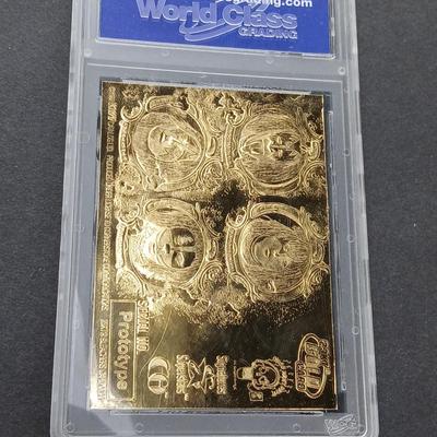 1988 Bleachers 23K Gold KISS Psycho-Circus Album Cover Prototype - WCG 10 GEM-MT - 23 K