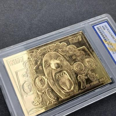 1988 Bleachers 23K Gold KISS Psycho-Circus Album Cover Prototype - WCG 10 GEM-MT - 23 K