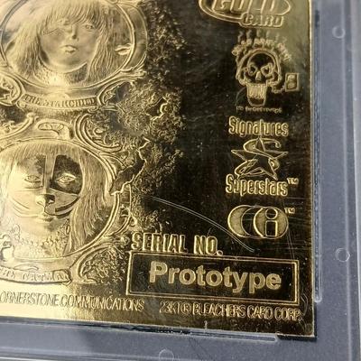 1988 Bleachers 23K Gold KISS Psycho-Circus Album Cover Prototype - WCG 10 GEM-MT - 23 K