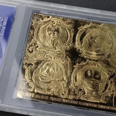 1988 Bleachers 23K Gold KISS Psycho-Circus Album Cover Prototype - WCG 10 GEM-MT - 23 K