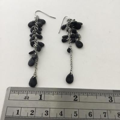 Beautiful black dangle earrings