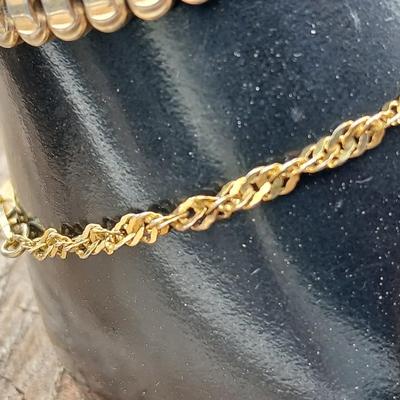 14 K GP Bracelet with a beautiful Vintage Hamilton Swiss watch