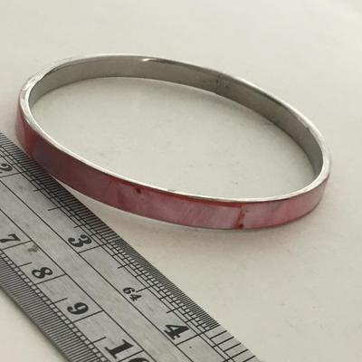 Light pink bangle beautiful bracelet