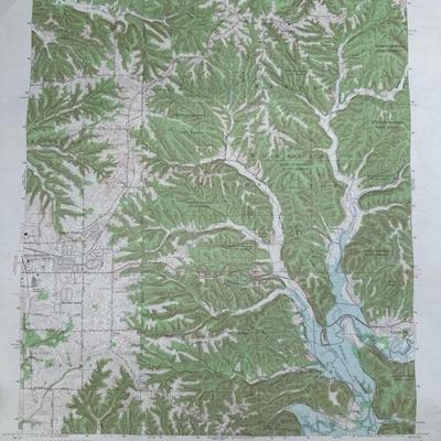 Map of Indiana State parks