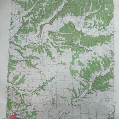 Map of Indiana State parks