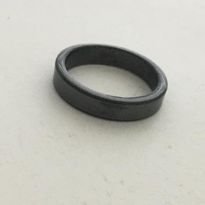 Black unmarked ring