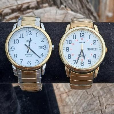 Timex Indiglo WR 30Mwatches for parts or repair -
