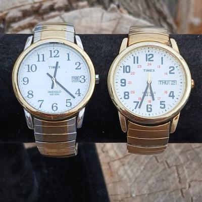 Timex Indiglo WR 30Mwatches for parts or repair -