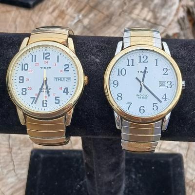 Timex Indiglo WR 30Mwatches for parts or repair -