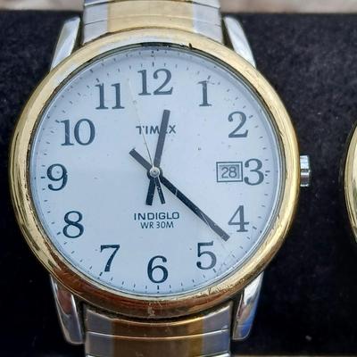 Timex Indiglo WR 30Mwatches for parts or repair -