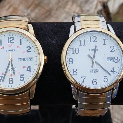 Timex Indiglo WR 30Mwatches for parts or repair -