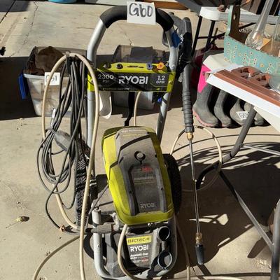 G60-Ryobi pressure washer