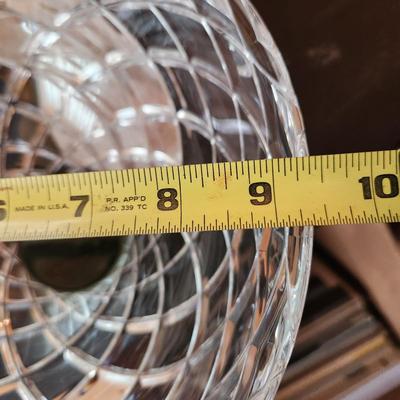 Tiffany & Co Glass Bowl 9.5" Diameter 4.5" Tall