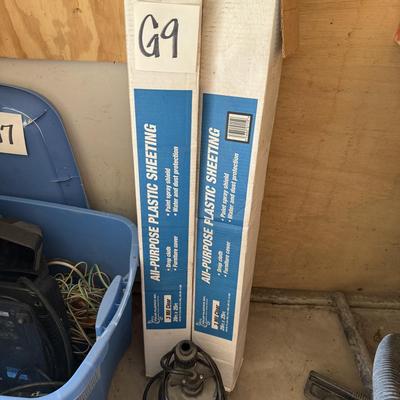 G9-Sheeting and pump