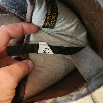 Red Head 1200 Thinsulate Ultra Hunting Camouflage waterproof Boots size 12