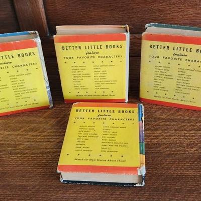 Sale Photo Thumbnail #306: 4 great titles - good condition, with light wear on the covers, except Blondie.  It has more wear on the binding.  

Red Ryder and the Rimrock KIller -by Fred Harmon  Whitman Publishing Company  Copyright 1945   RETAIL = $25-$35
Mickey Mouse in the World 