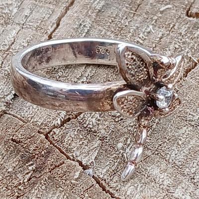 Tiffany & Co. Sterling Silver Dragonfly Ring Size 8 ,925 Sterling silver