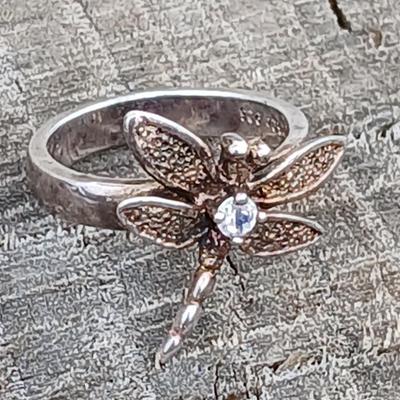 Tiffany & Co. Sterling Silver Dragonfly Ring Size 8 ,925 Sterling silver