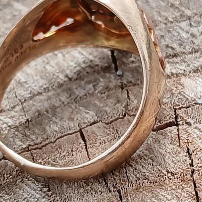 Black Hills Gold Co. marked 10k 12k ring Size - 10 K 12 K
