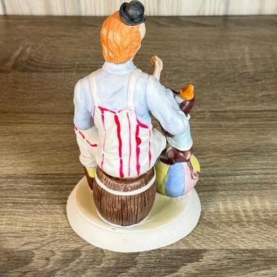 LOT 75B: Clowns w/ Pets: Lego & Ron Lee Sculptures