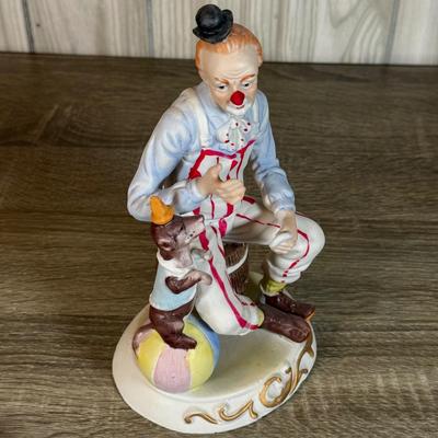 LOT 75B: Clowns w/ Pets: Lego & Ron Lee Sculptures