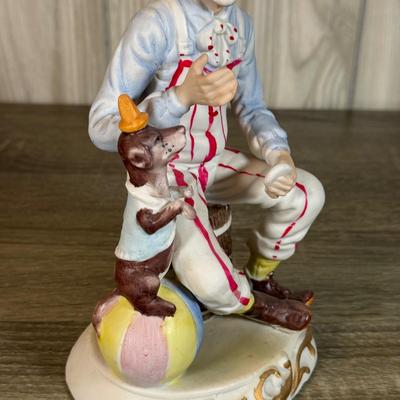 LOT 75B: Clowns w/ Pets: Lego & Ron Lee Sculptures