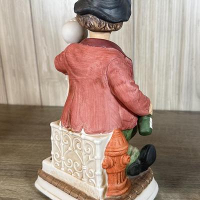 LOT 76B: Ron Lee Clown Sculptures w/ Musical Hobo Clown Sculpture