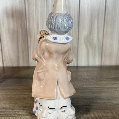 LOT 77B: Nao Lladro Circus Dreamer 1085B w/ other Matte Color Porcelain Figures (unmarked)