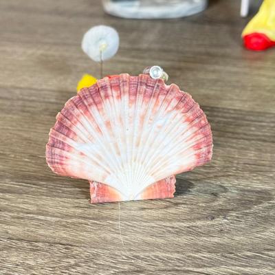 LOT 79B: Large Porcelain Flambre Clown w/ Smaller Circus Clown Figures & Hand Made Shell Clown w/ a Budweiser