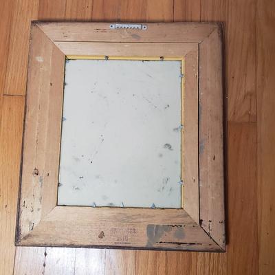 LOT 81L: Butterfly Etching Signed Carlos Rios & "Morning Glory" Oil Painting by Berta Wilmer