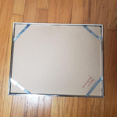 LOT 82L: Signed Lighthouse Seaside Oil Painting with Black & White Art Drawing