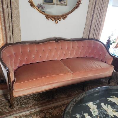 LOT 84L: Vintage Victorian Baroque Style Sofa