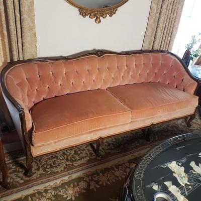 LOT 84L: Vintage Victorian Baroque Style Sofa