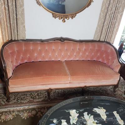 LOT 84L: Vintage Victorian Baroque Style Sofa