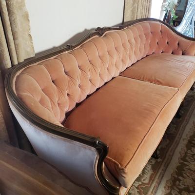 LOT 84L: Vintage Victorian Baroque Style Sofa