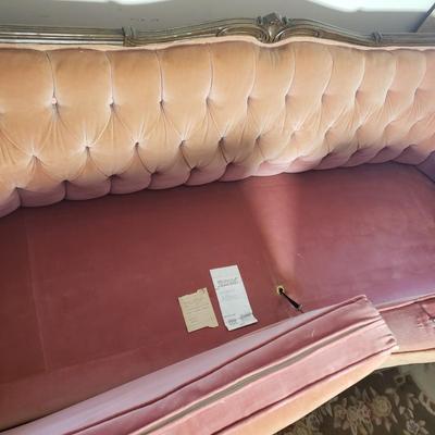 LOT 84L: Vintage Victorian Baroque Style Sofa