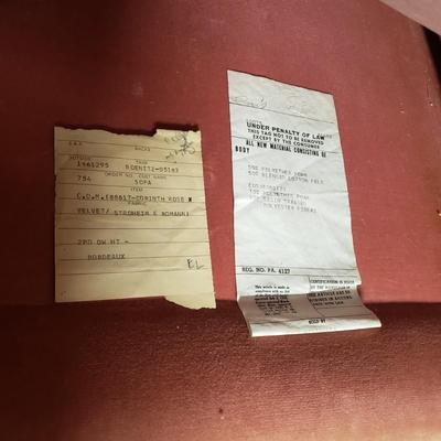 LOT 84L: Vintage Victorian Baroque Style Sofa