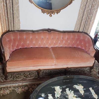 LOT 84L: Vintage Victorian Baroque Style Sofa
