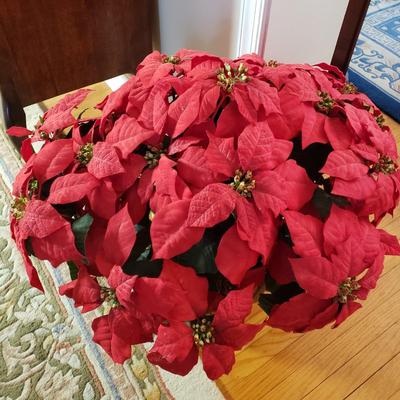 LOT 88L: Faux Poinsettia in Planter