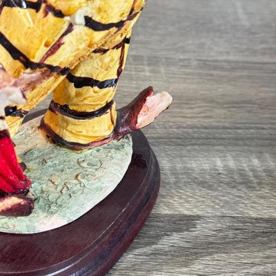 LOT 121B: Vintage Signed Clown Sculptures