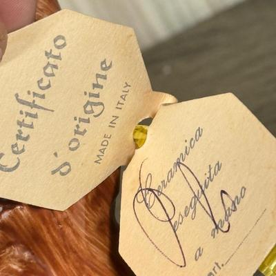 LOT 121B: Vintage Signed Clown Sculptures