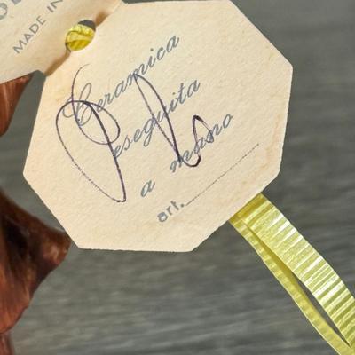 LOT 121B: Vintage Signed Clown Sculptures