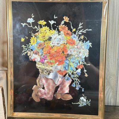 LOT 124B: Vintage Depose Italian Clown Figures, Simple Spinning Clown Toys, Carousel House Bank & More