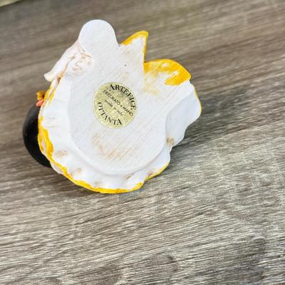 LOT 125B: Set of 12 Artefice Ottanta Hand Made Italian Clown Heads in Mirrored Display Case