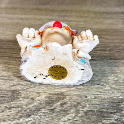 LOT 125B: Set of 12 Artefice Ottanta Hand Made Italian Clown Heads in Mirrored Display Case