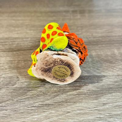 LOT 125B: Set of 12 Artefice Ottanta Hand Made Italian Clown Heads in Mirrored Display Case