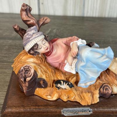 LOT 126B: Signed Italian Sculpture Person Reading 727 & More