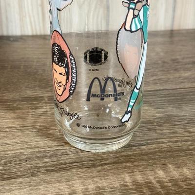 LOT 127B: NFL Philadelphia Eagles Smoky Rocks Glasses (6) and Single Eagles McDonald's Glass